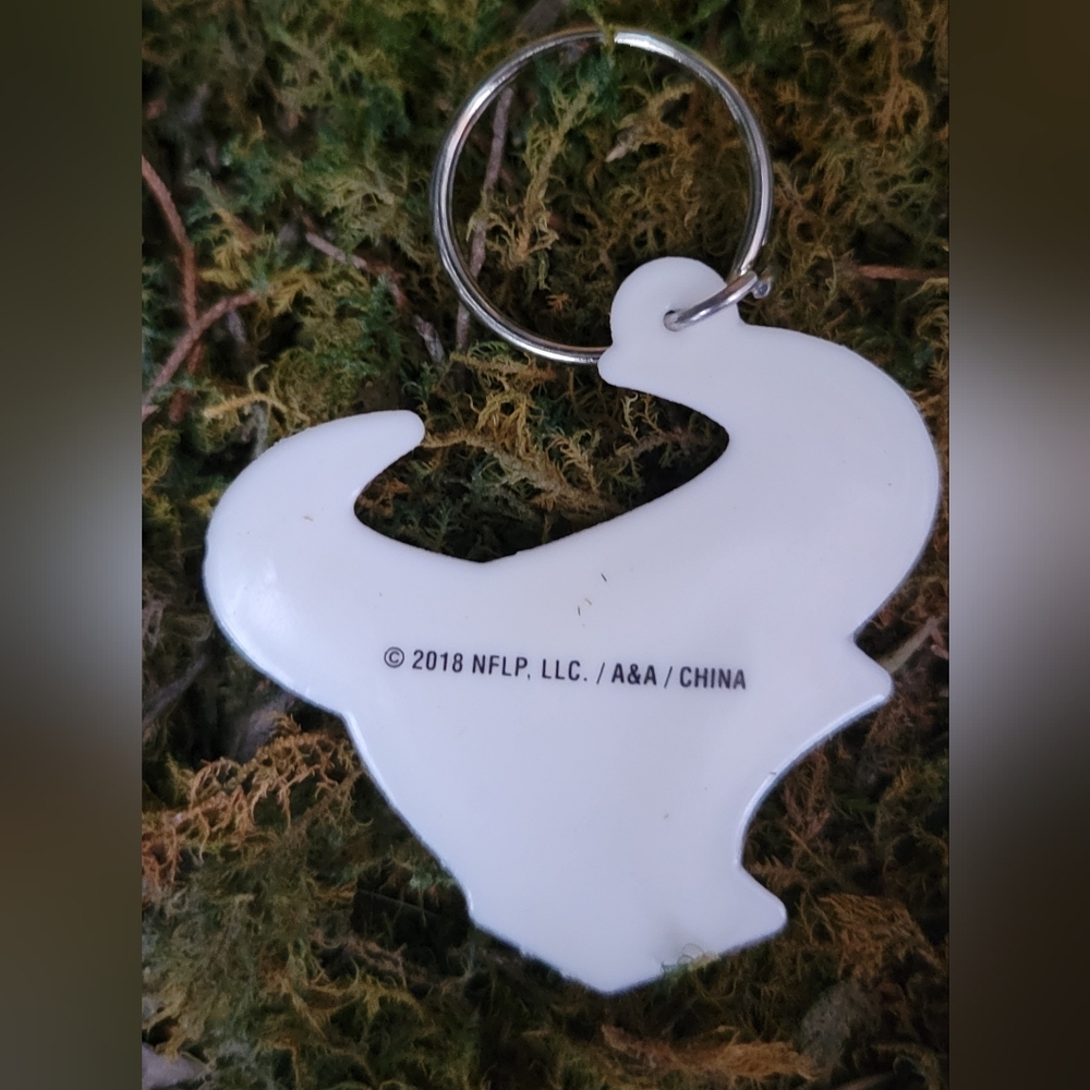 Houston Texans 3" Keychain, NFL Rubber Texans Logo - Picture 4 of 5